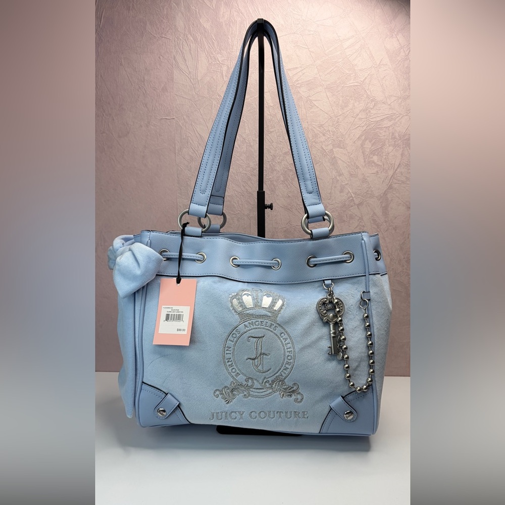 Juicy Couture Blue Star Classic Juicy Lover Tote